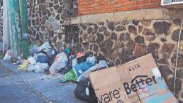 Recolectores de basura se manifiestan por falta de pago, Cuernavaca está hecho un chiquero