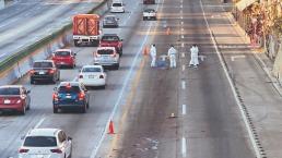 Hombre es atropellado y los coches descuartizan su cadáver, en autopista de Morelos