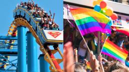 Comunidad LGBT planea Besotón frente a Six Flags, tras denuncia viral de homofobia