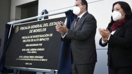 Para combatir la delincuencia, Cuauhtémoc Blanco inaugura nueva Fiscalía Especializada