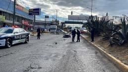  Motociclista muere aplastado por tráiler en Tlalnepantla, así estuvo el accidente este martes