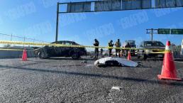 Automovilista sin cinturón de seguridad puesto choca en la Mexico- Pachuca y se convierte en cadáver