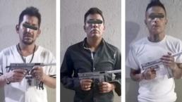 Gracias a grupo de WhatsApp, atoran a 3 atracadores con fusil de asalto en Ecatepec