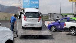 Ponchallantas se activa pese a pago de peaje en Circuito Exterior Mexiquense