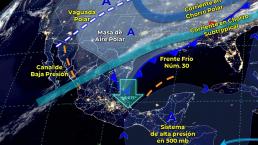 Frío y lluvia nos espera este viernes 18 de febrero, pronóstico del clima para México