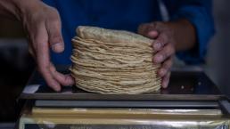 Aumenta en 18 pesos el kilo de tortilla en Edomex, se prevé que suba 4 pesos más