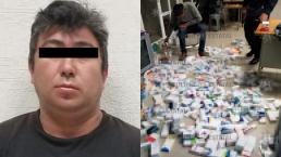 Atoran a sujeto que asaltó farmacia y hurtó medicinas con valor de 2 millones de pesos, en Edomex