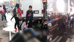VIDEO: Camioneta atropella a varias personas en Iztapalapa, hay muertos y amputados