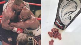 Para recordar la icónica mordida de Tyson a Holyfield, lanza gomitas de mota con forma de oreja