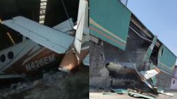 (VIDEO) Cae avioneta sobre una tienda Bodega Aurrerá en Morelos, reportan muertos y heridos