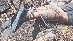 Abandonan en baldío un cadáver maniatado y encobijado, en Morelos