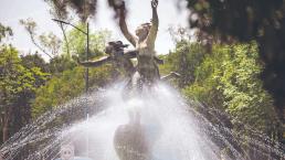 Tras 20 años sin funcionar, rehabilitan 26 icónicas fuentes en el Bosque de Chapultepec