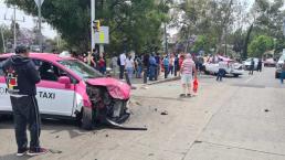 Camión con papayas arrastra 4 autos y una moto en Tlalpan, reportan al menos 11 heridos