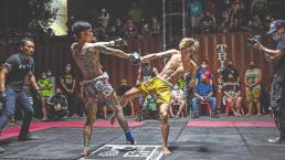 Como en “El Club de la Pelea”, peleadores asiáticos prueban sus habilidades en luchas callejeras