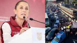 Claudia Sheinbaum rechaza el aumento en el pasaje que exigen los transportistas