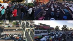 Vialidades afectadas por bloqueo de transportistas en Ciudad de México y alternativas viales