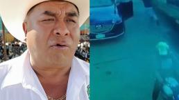 Video capta momento cuando sicarios balean al alcalde de Tlalnepantla, en Morelos