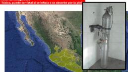 Alertan por robo de gas cloro en Chihuahua y Michoacán, podría ser letal si se inhala 