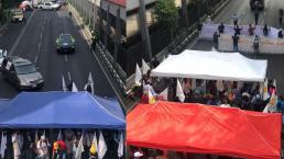 Manifestantes bloquean San Antonio Abad para llegar al Zócalo CDMX, esto es lo que piden