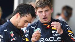 Checo Pérez y Max Verstappen suben al podio en el GP de Azerbaiyán