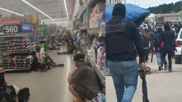 Reportan balacera eterna en San Cristóbal de las Casas, ciudadanos se encierran en un Walmart