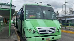 Por no portar tarjeton, camionero de Mixcoac podría pagar multa de hasta 10 mil pesos