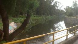 Don sale a correr y terminan sacándolo todo tieso del agua, en canal de Coyoacán