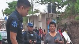 Por defender a su hijo de 37 años, don termina en el hospital en Morelos