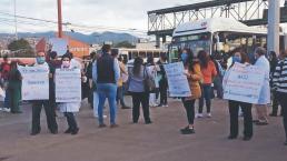 Médicos del IMSS exigen la construcción de la Clínica 93, bloquean vialidad en Ecatepec