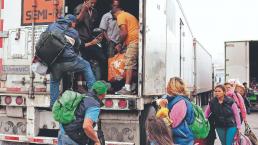 Migrantes pagan hasta 100 mil pesos para cruzar de México a EU en tráiler ilegal