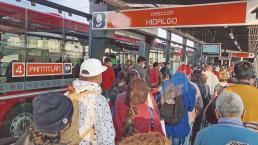 Tras el cierre de la L1 del Metro CDMX, usuarios prefiren pagar más por usar el Metrobús