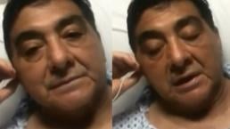 Carlos Bonavides reaparece llorando desde el hospital, "tuve sangre en las evacuaciones"