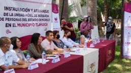 Inauguran oficina móvil de la Comisión Estatal de Búsqueda de Personas, en Morelos