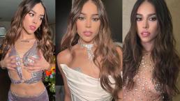 Danna Paola aparece en video semidesnuda mientras se frota su parte frontal inferior