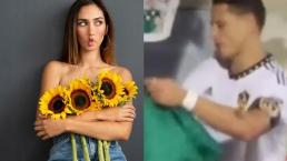 Novia del Chicharito lo defiende tras polémico video en el que “tira” la bandera de México