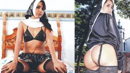 Sexy colombiana deja de ser monja para convertirse en una ardiente actriz porno