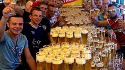 ¡Buen provecho! Futbolistas alemanes piden 600 cervezas para desayunar y se hacen virales