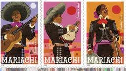 Servicio Postal de EU homenajea al mariachi con increíble colección de estampillas