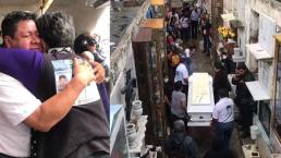 Seis años después, encuentran y entierran cadáver de su niño atropellado en Metro Pantitlán
