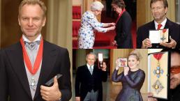 Estos son los famosos que fueron condecorados por la Reina Isabel II