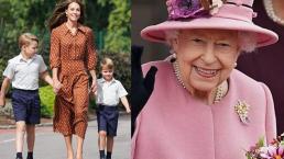 Para Kate Middleton sus niños son primero, antes que la salud de la reina Isabel II