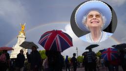 Tras muerte de la Reina Isabel II, arcoíris repentino asombra en el Palacio de Buckingham