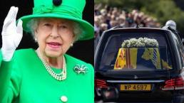 Cortejo fúnebre de la reina Isabel II llega a Edimburgo, una multitud ya la esperaba