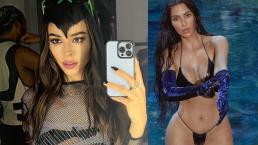 Pese a la ola de hate, Danna Paola ya se codea con Kim Kardashian ¡Y la que soporte!