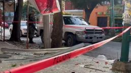 Ladrones ven frustrado su atraco en cajeros tras expotarles tanque de gas, en Morelos