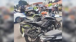 Tras operativos, policías de la CDMX y Morelos decomisan motos robadas en Tres Marías