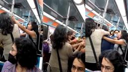 VIDEO: Mujeres se desgreñan y amargan su vida por un asiento en el Metro de CDMX 