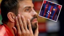 ¡La tortura! Gerard Piqué tendría que usar playera del Barça con publicidad de Shakira