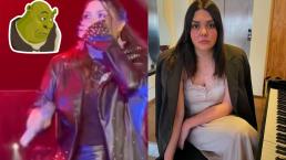 Pantalón de Yuridia se roba el show porque aquellito no estaba en su lugar, video viral en TikTok