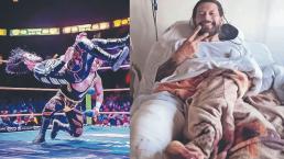 Tras operación de rodilla, El Terrible queda fuera del ring por al menos 6 meses